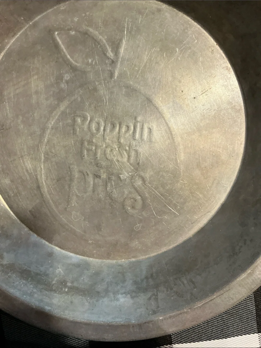 Three vintage Aluminum Pie Pans, Bakers Square, and two Poppin  Fresh